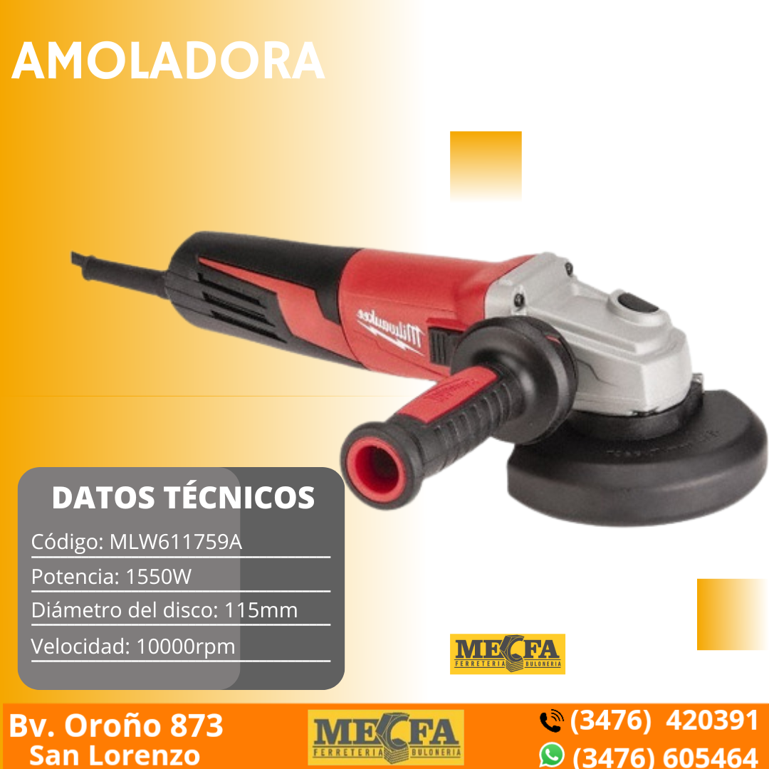 Amoladora Einhell 7 2280W - TH-AG2300-180